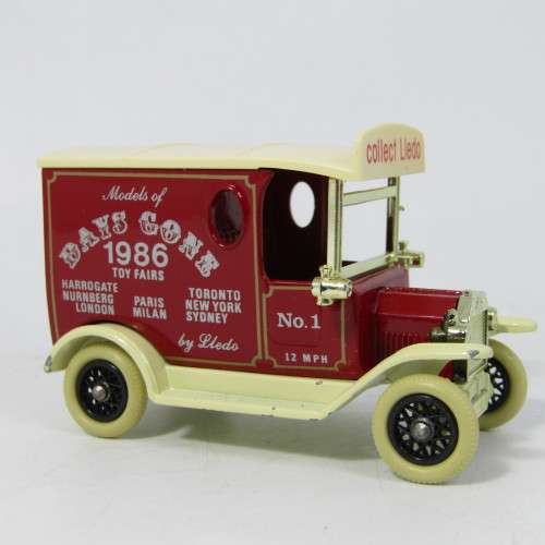 Lledo 1920 Ford Model T van - 1986 Days Gone Toy Fairs model car in box