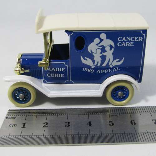 Lledo 1920 Ford Model T van - Marie Curie 1867-1934 promotional model car in box