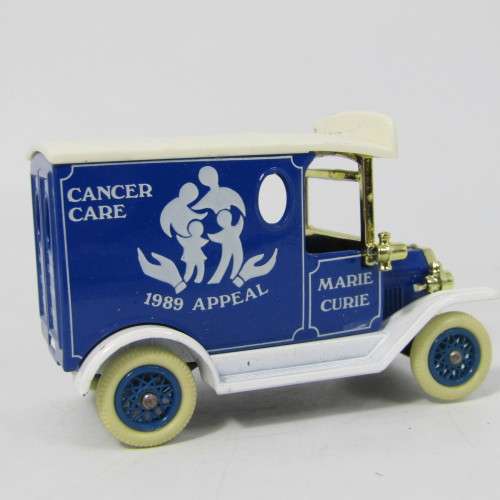 Lledo 1920 Ford Model T van - Marie Curie 1867-1934 promotional model car in box