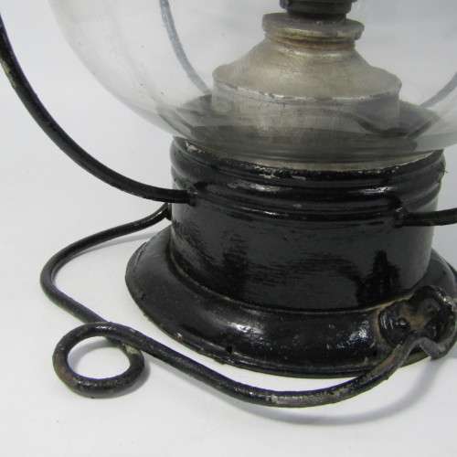 Antique Ships lantern with glass intact