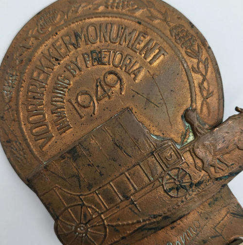 1949 Voortrekkermonument inauguration vehicle badge - (inwyding) Cymot