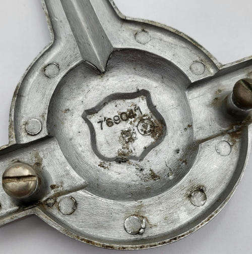 1940 WW2 Morris Minor bonnet badge - Original