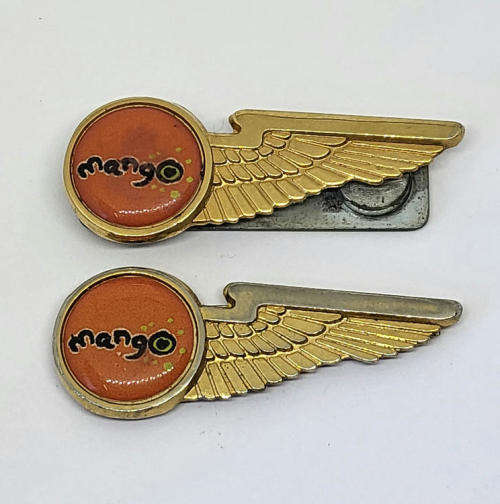 Pair of Mango Airlines flight attendant wings