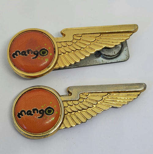 Pair of Mango Airlines flight attendant wings