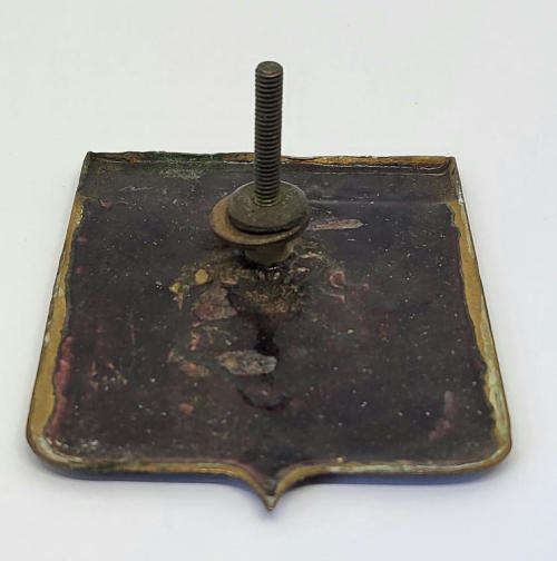 Vintage New York car grille bagde - Rarely seen - Enameled