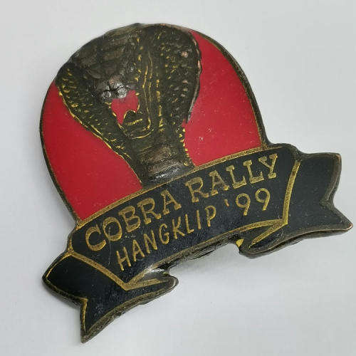 1999 Cobra Rally Hangklip motorcycle badge
