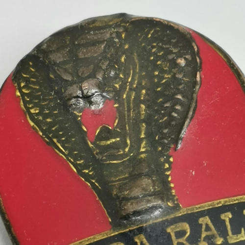 1999 Cobra Rally Hangklip motorcycle badge