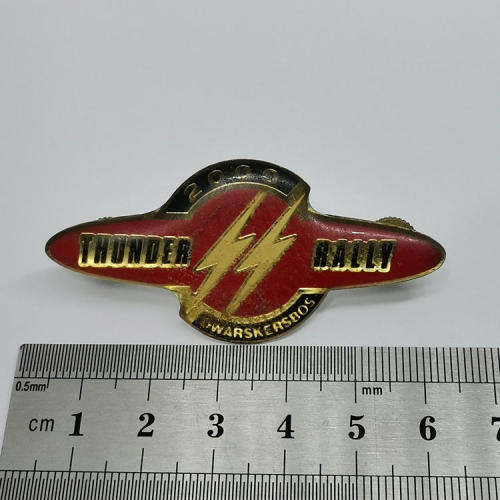 2000 Thunder Rally Dwarskersbos motorcycle badge