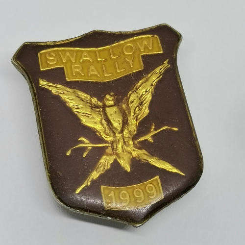 1999 Swallow Rally motorcycle badge