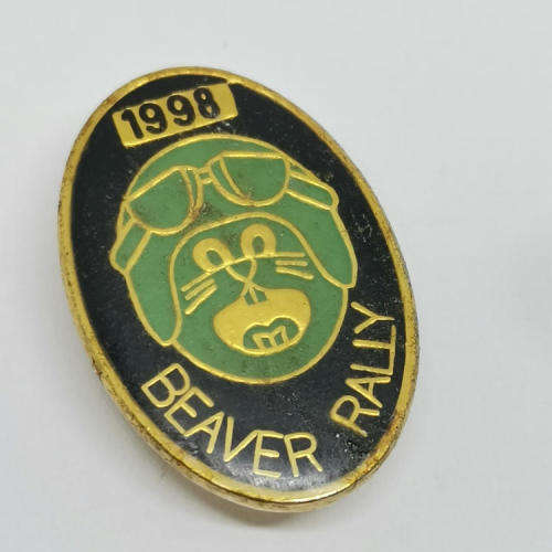 1998 Beawer Rally motorcycle badge