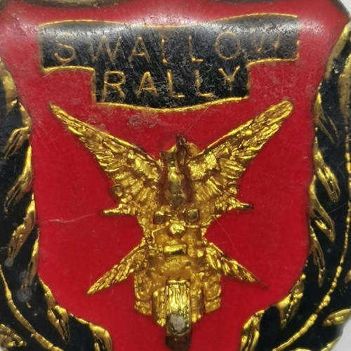 2000 Swallow Rally motorcycle badge