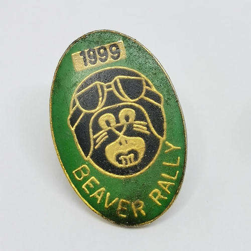 1999 Beaver Rally motorcycle badge