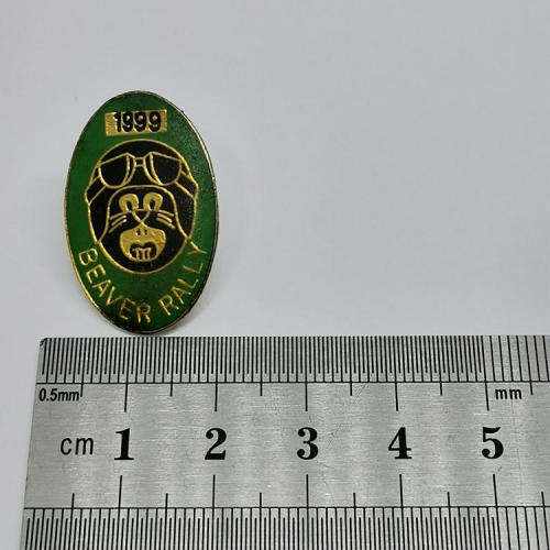 1999 Beaver Rally motorcycle badge
