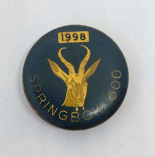 1998 Springbok 600 motorcycle rally badge