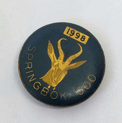 1998 Springbok 600 motorcycle rally badge