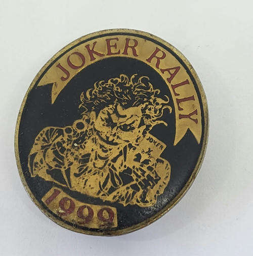 1999 Joker Rally motorcycle badge