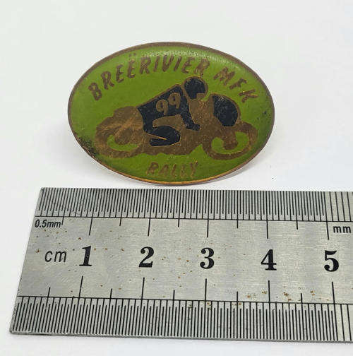 1999 Breerivier Motorcycle club rally badge