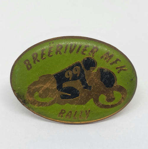 1999 Breerivier Motorcycle club rally badge