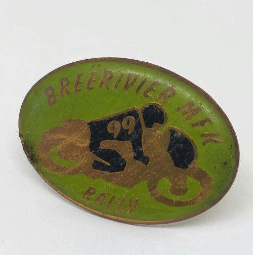 1999 Breerivier Motorcycle club rally badge