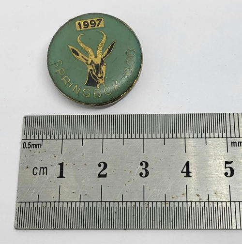1997 Springbok 600 motorcycle rally badge
