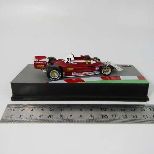 Formula 1 Ferrari 312 T2 - 1977 die-cast racing model car - #21 Gilles Villeneuve - scale 1/43