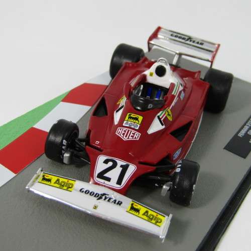 Formula 1 Ferrari 312 T2 - 1977 die-cast racing model car - #21 Gilles Villeneuve - scale 1/43
