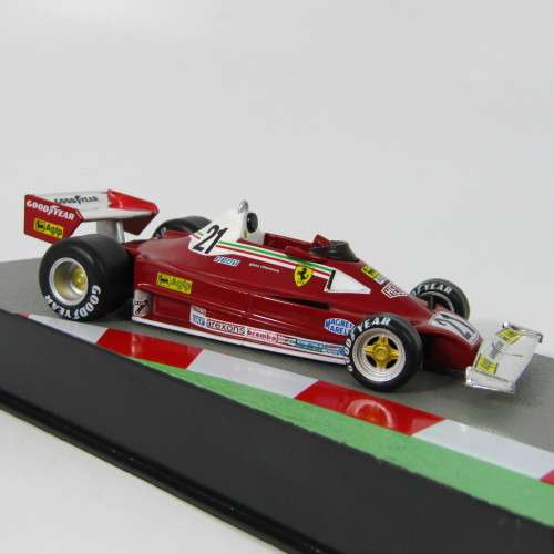 Formula 1 Ferrari 312 T2 - 1977 die-cast racing model car - #21 Gilles Villeneuve - scale 1/43