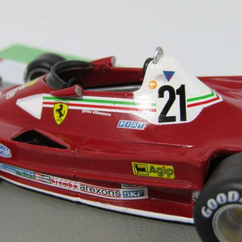 Formula 1 Ferrari 312 T2 - 1977 die-cast racing model car - #21 Gilles Villeneuve - scale 1/43