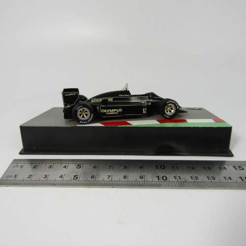 Formula 1 Lotus 97T - 1985 die-cast racing model car - #12 Ayrton Senna - scale 1/43