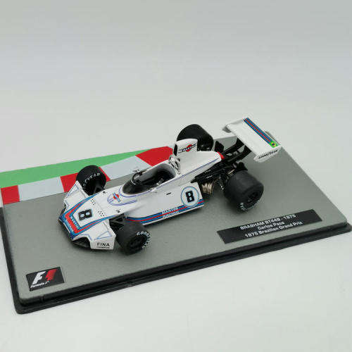 Formula 1 Brabham BT44B - 1975 die-cast racing model car - #8 Carlos Pace - scale 1/43