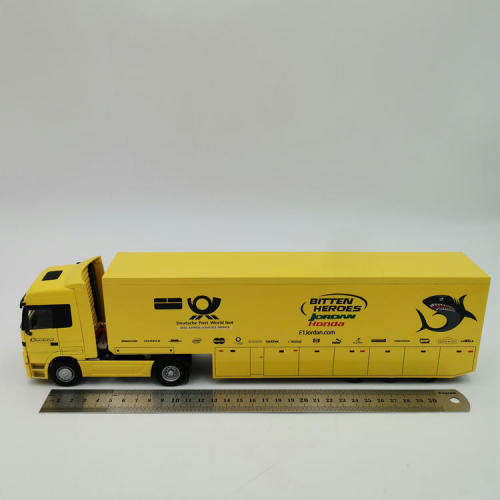 Formula 1 Mercedes-Benz Actros F1 transporter truck - Jordan Honda ` Bitten Heroes ` - scale 1/43