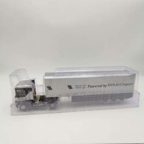 Formula 1 Renault Magnum F1 transporter truck - Benetton Formula 1 racing team - scale 1/43