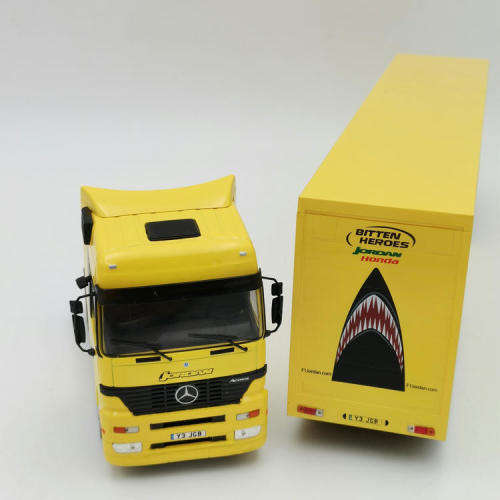Formula 1 Mercedes-Benz Actros F1 transporter truck - Jordan Honda ` Bitten Heroes ` - scale 1/43