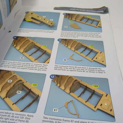 U96 U-boat #17 model to magazine with parts