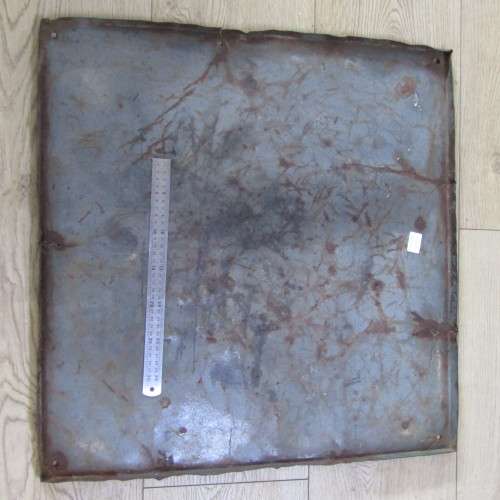 Antique South West African Windhoek shunting yard enamel sign - STOP - Tank wagon connected