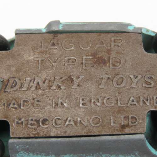 Meccano Ltd Dinky toys #238 Jaguar Type D die-cast toy car