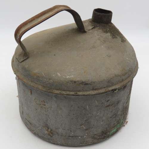 Old SA Railways fuel can - no lid - marked SAR/SAS on base