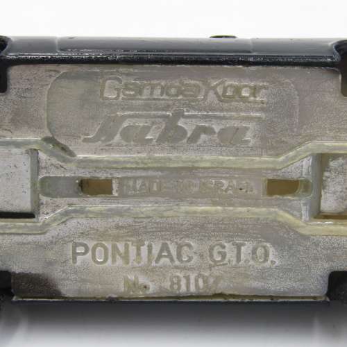 Vintage Gamda Koor Pontiac G.T.O No. 8107 die-cast model car