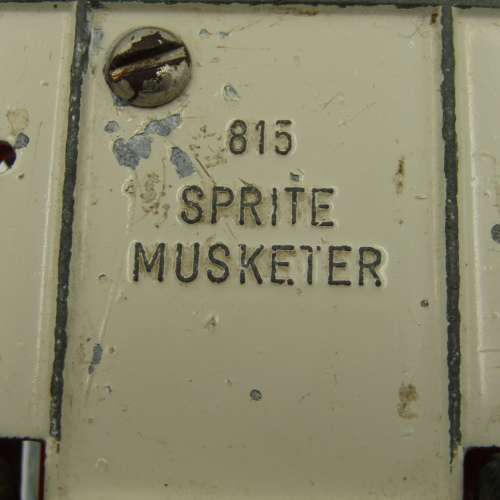 Tekno Denmark #815 Sprite Musketer die-cast caravan - some parts missing