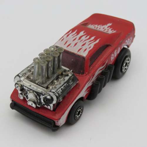Matchbox Red Rider hot rod toy car