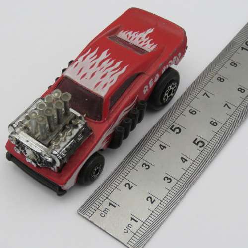 Matchbox Red Rider hot rod toy car