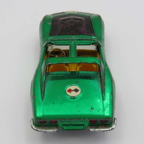 Corgi Toys Chevrolet Corvette Sting Ray coupe die-cast model car - removing wheels function