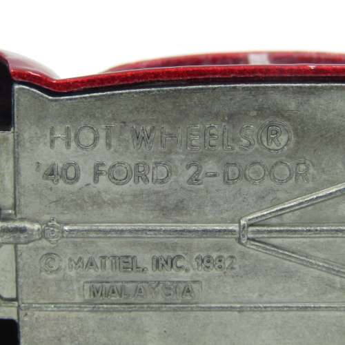 Hot Wheels 1940`s Ford 2 - door die-cast toy car