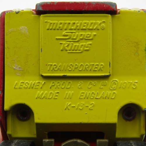 Matchbox Super Kings K-13-2 Transporter truck - no missiles