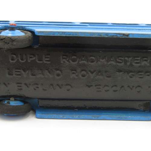 Meccano Ltd Dinky Toys #282 Duple Roadmaster Leyland Royal Tiger die-cast bus toy car - repainted