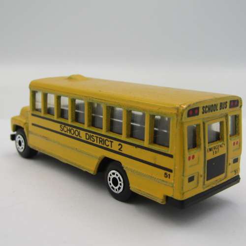 Matchbox School bus die-cast toy car - scale 1/95