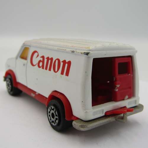 Majorette #279 / 234 Fourgon Canon delivery van die-cast toy car - one rear door missing