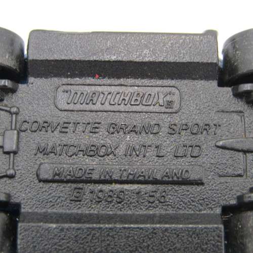 Matchbox Corvette Grand Sport die-cast toy car