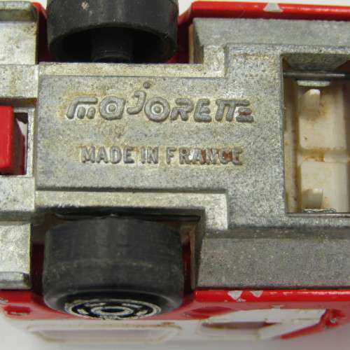 Majorette # 266 Jeep with motorcycle trailer