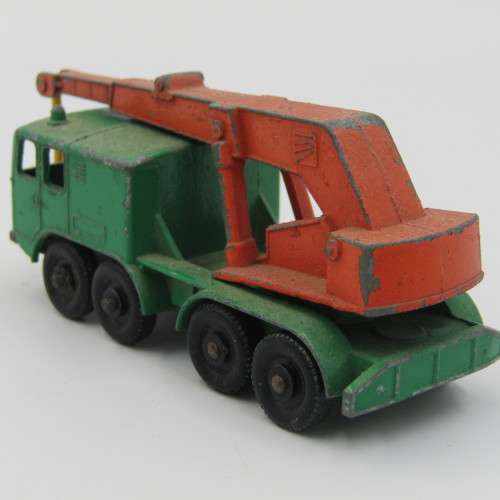 Lesney Matchbox # 30 die-cast 8 Wheel crane toy car